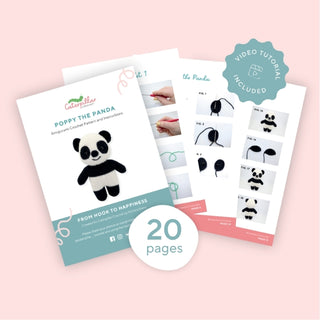 Example of Poppy the Panda booklet included in kit (20 pages) with video tutorial included