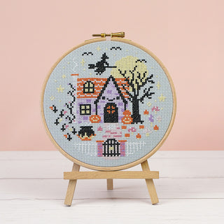 Pumpkin Place Stitched Sample