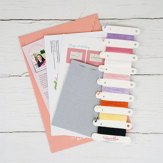 Pumpkin Place Cross Stitch Kit Supplies