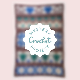 Scandi Winter Blanket mystery CAL blurred preview of full piece
