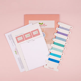 Snow Flurry Cross Stitch Kit Supplies