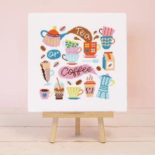 Spill The Tea Cross Stitch Pattern