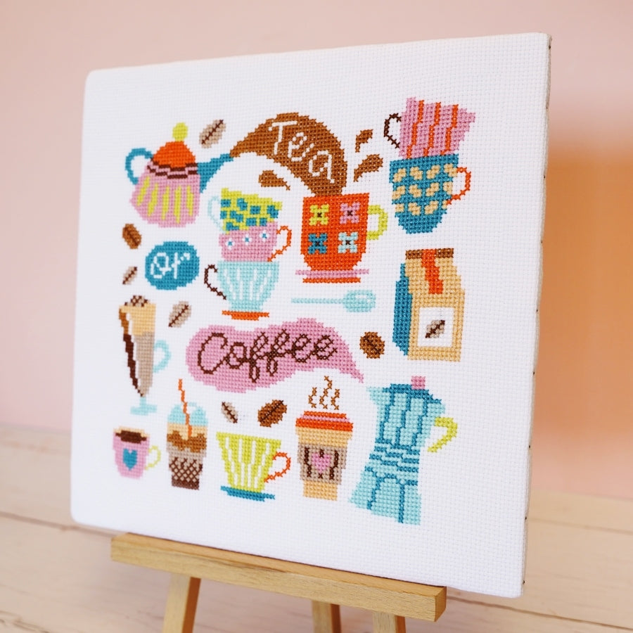 Spill The Tea Cross Stitch Pattern