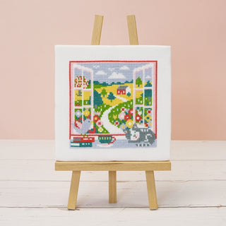 Spring View Virtual Stitching Social Pattern