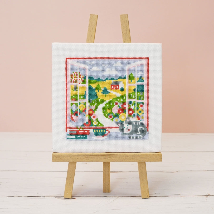 Spring View Virtual Stitching Social Pattern