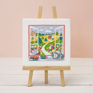 Spring View Virtual Stitching Social Pattern