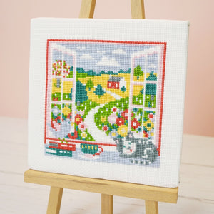 Spring View Cross Stitch Pattern
