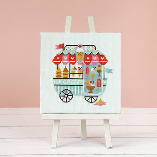 Summer Scoops Cross Stitch Design