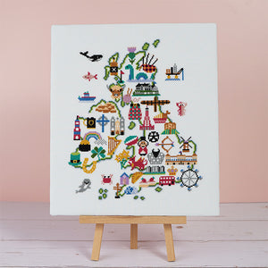 British Isles Adventure - Cross Stitch Kit or Pattern