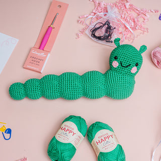 Caterpillar Crochet - Carlos Amigurumi Kit