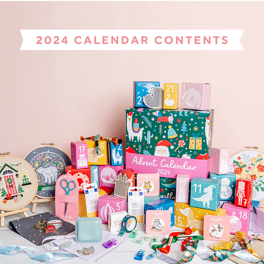 2024 Cross Stitch Advent Calendar Contents