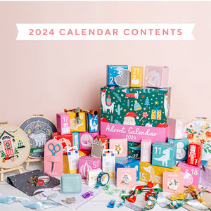 2024 Cross Stitch Advent Calendar Contents