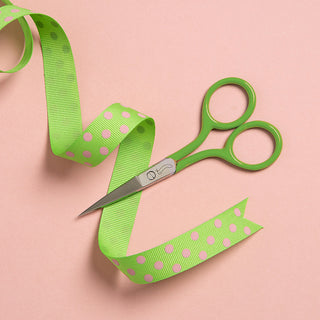 Green Caterpillar Cross Stitch Scissors