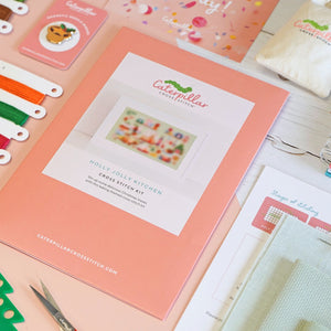 Holly Jolly Kitchen - Cross Stitch Kit or Pattern
