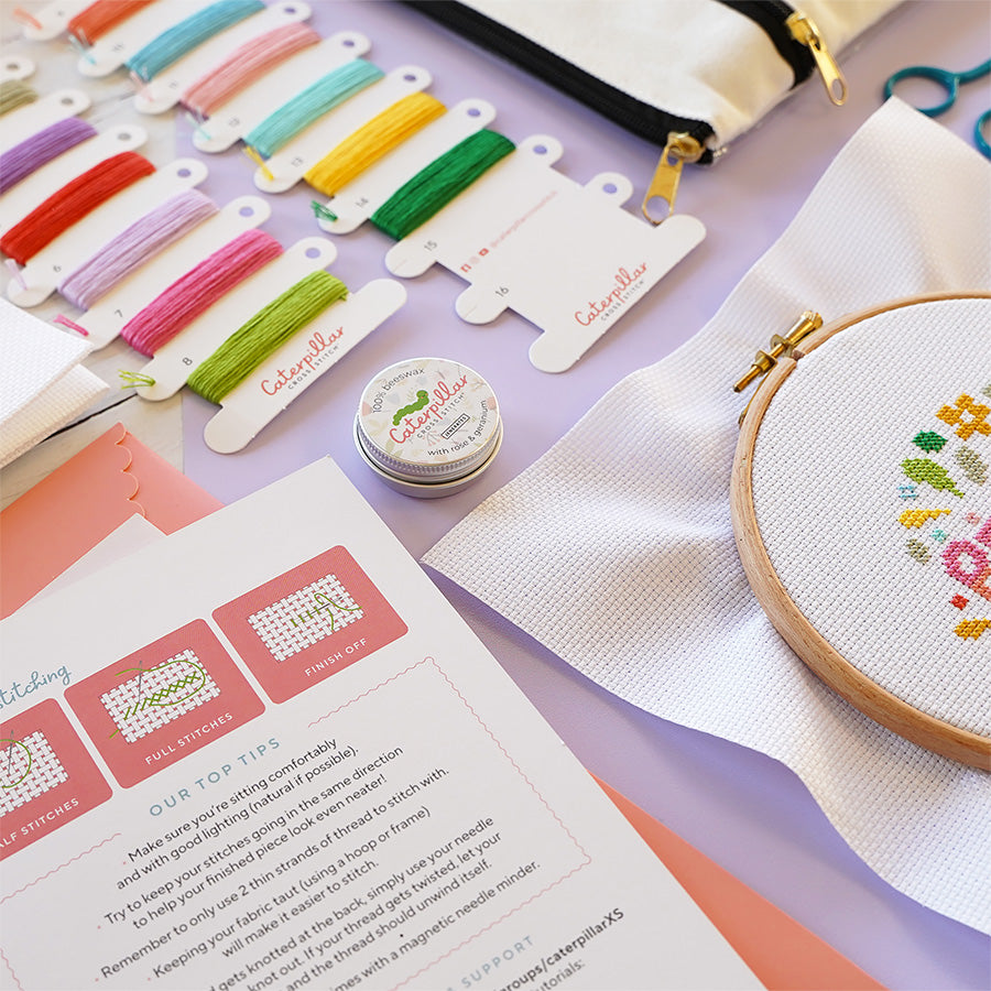 Positivity Blooms Stitch-a-long Part 4