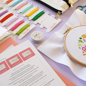 Positivity Blooms Cross Stitch-a-Long