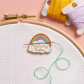 Positivity Rules - Cross Stitch Kit