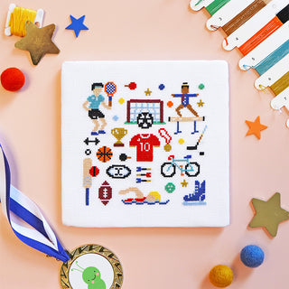 Sport-themed Cross Stitch Kit