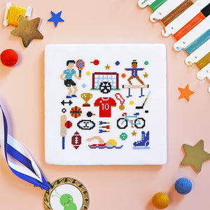 Sport-themed Cross Stitch Kit