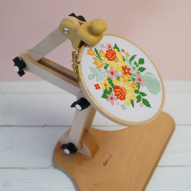 Nurge Adjustable Table Stand - Caterpillar Cross Stitch Nurge Adjustable Table Stand - Caterpillar Cross Stitch
