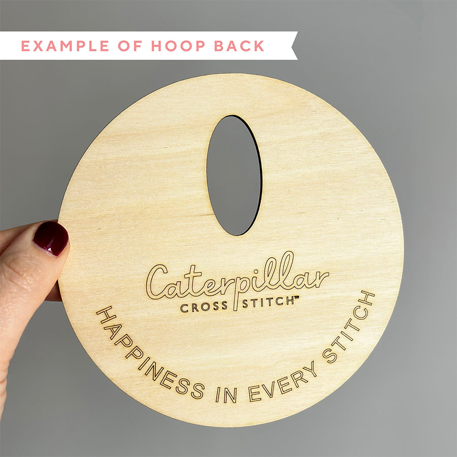 Cross Stitch Hoop Back