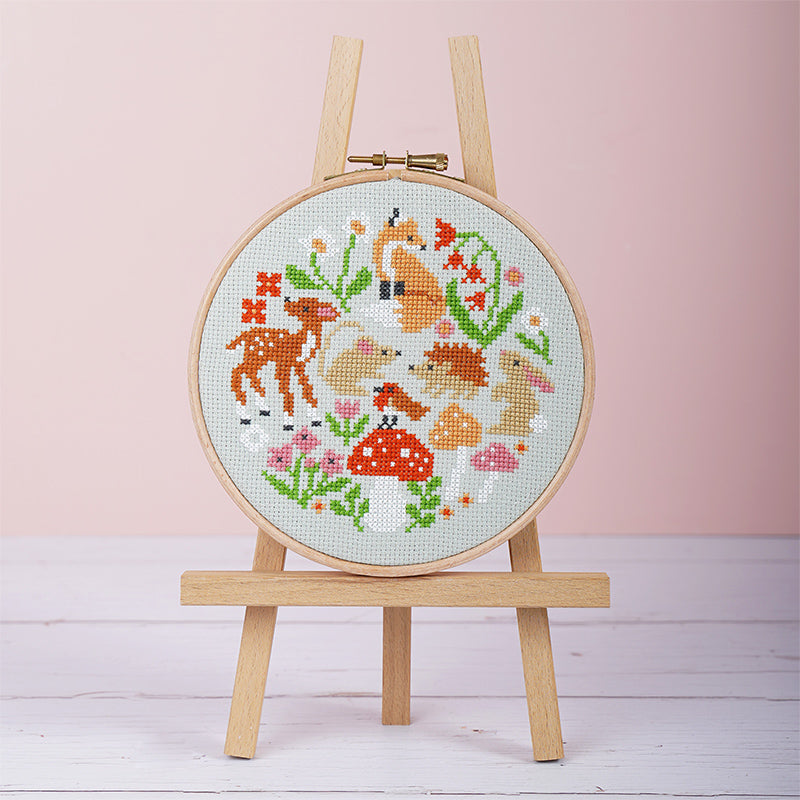 Animal Stitching Woodland Whimsies - Animal Cross Stitch Kit