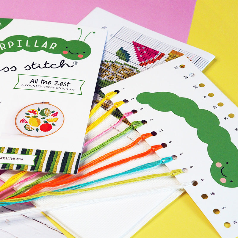 All the Zest - Cross Stitch Kit or Pattern