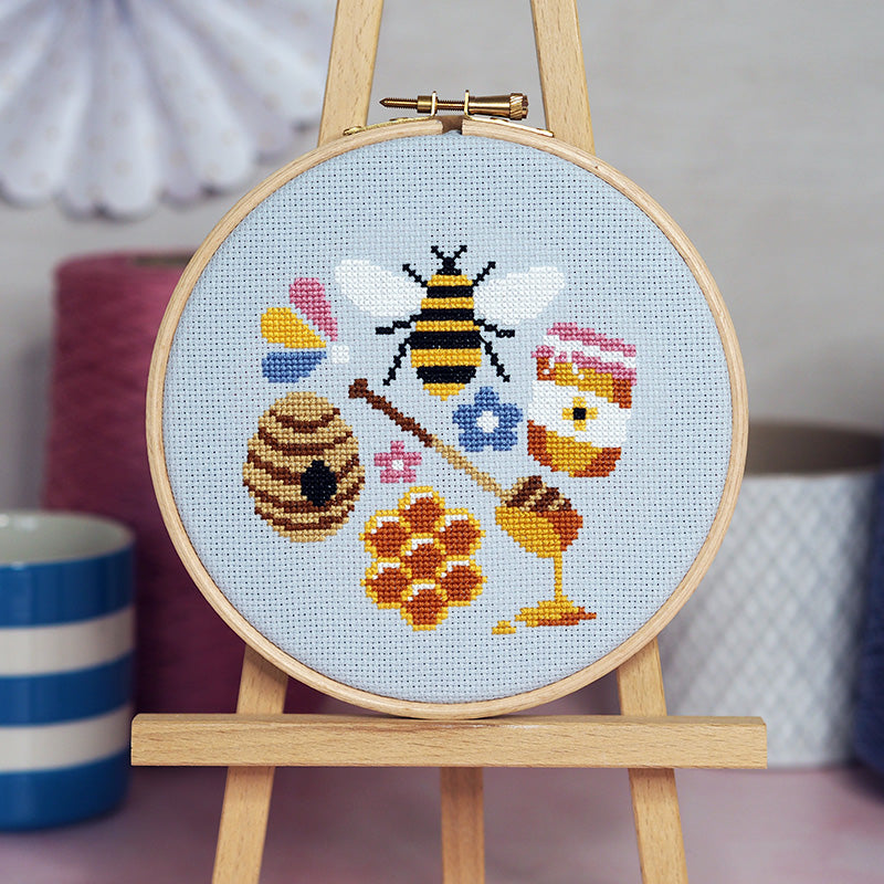 Oh Beehive - Cross Stitch Kit or Pattern