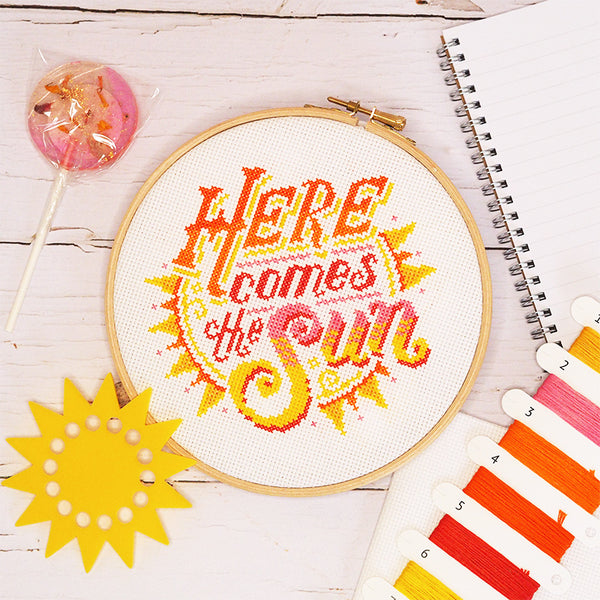 Here Comes the Sun - Cross Stitch Kit