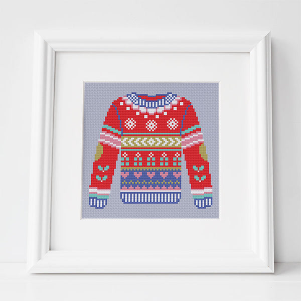 Cosy Christmas Jumper - Cross Stitch Pattern