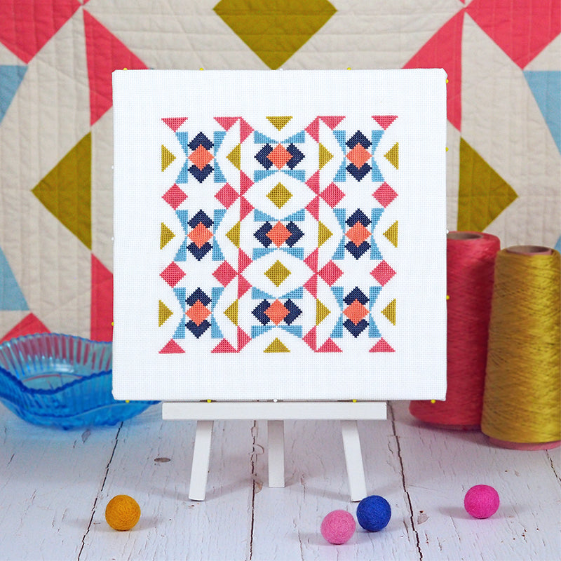 Collider Quilt - Cross Stitch Kit or Pattern