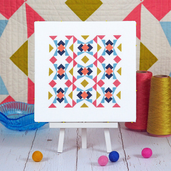 Collider Quilt - Cross Stitch Kit and Pattern
