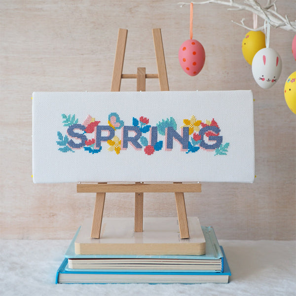 spring cross stitch kit 