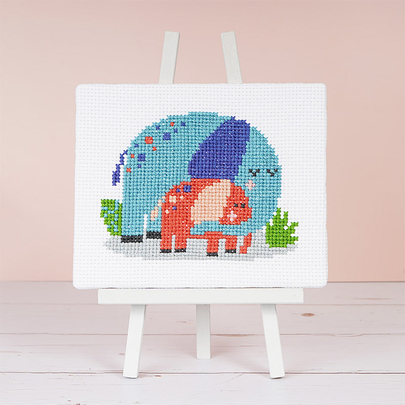 Elephant - Junior Cross Stitch Kit or Pattern