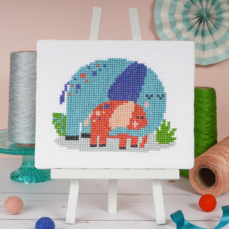 Elephant - Junior Cross Stitch Kit or Pattern