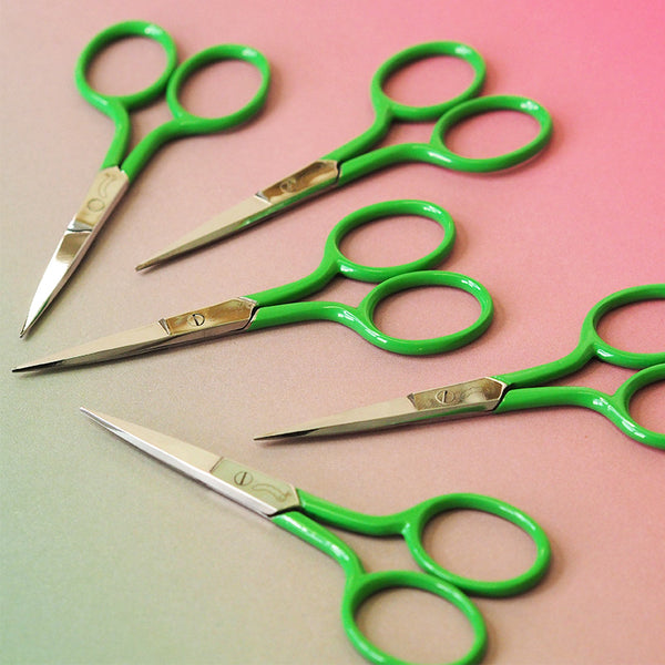 Green Embroidery Scissors