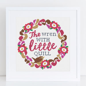 shakespeare cross stitch pattern