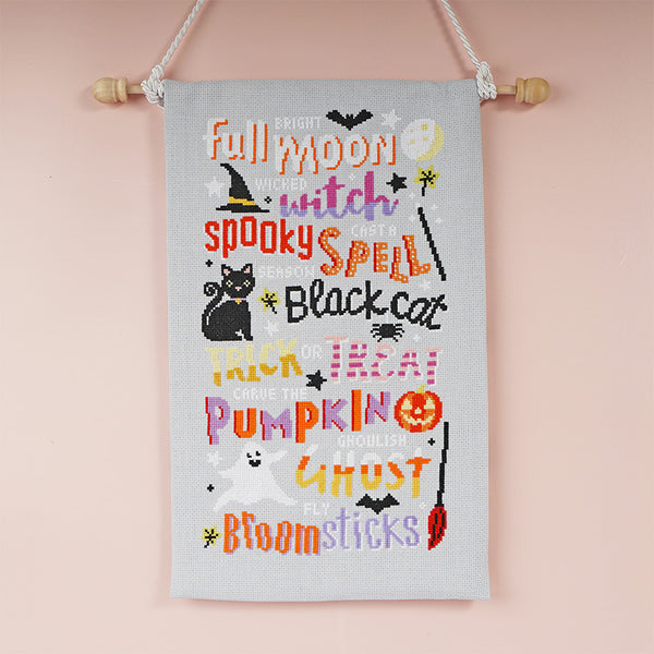 Touch of Magic - Halloween Cross Stitch Kit or Pattern