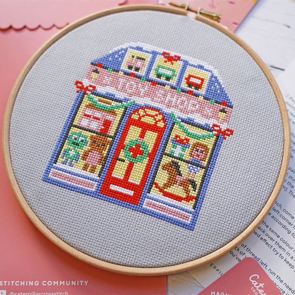 Jingle Bell Toy Shop - Cross Stitch Kit or Pattern