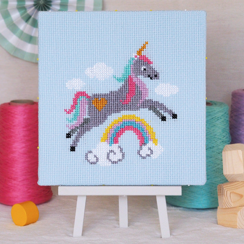 Unicorn Cross Stitch Embroidery Crafting Kit 