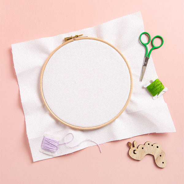 Wooden 7" Elbesee Hoop for Cross Stitch and Embroidery